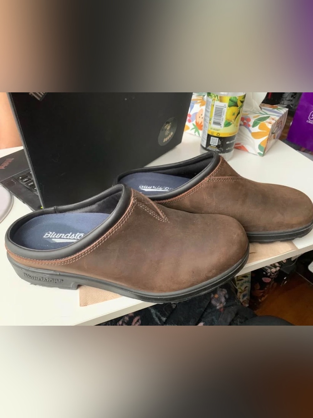 Blundstone Brown Leather Clogs